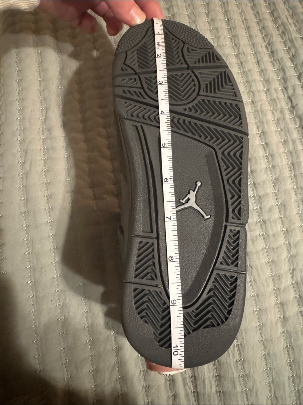 Nike Air Jordan 4 Wet Cement Suede Gray Trainers - Picture 15 of 16